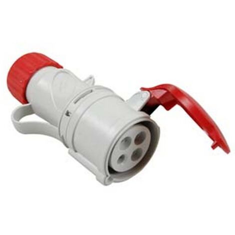 2PZ PRESA INDUSTRIALE VOLANTE ARGO ROSSA 3P+T CEE IP44 - 16A colore rosso 71104