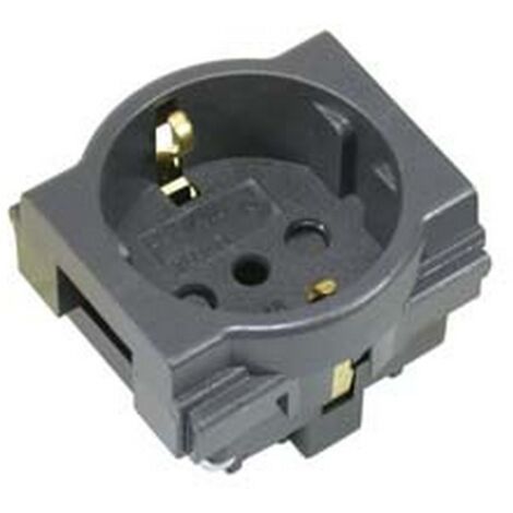 2PZ PRESA SICUREZZA SCHUKO DUE MODULI "ARC" 2 poli+terra 16A SCHUKO