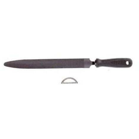 2PZ RASPE "CABINET" MEZZE TONDE CON MANICO PLASTICA - 6" mm.150 taglio bastardo