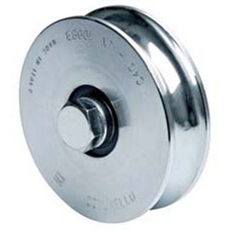 2PZ RUOTA CANCELLI GOLA SEMITONDA ART.315 - mm.140x31