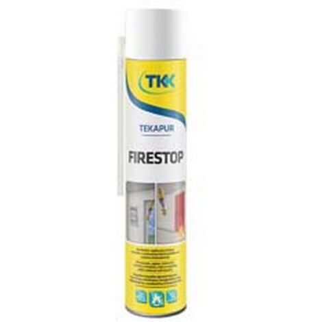 2PZ SCHIUMA POLIURETANICA TEKAPUR FIRESTOP  - ml.750 applicazione manuale - rosso