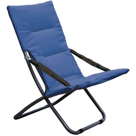 2PZ SEDIA PIEGHEVOLE CAPRI cm. 83x50x93 h col. Blu