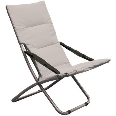 2PZ SEDIA PIEGHEVOLE CAPRI cm. 83x50x93 h col. Ecr¨