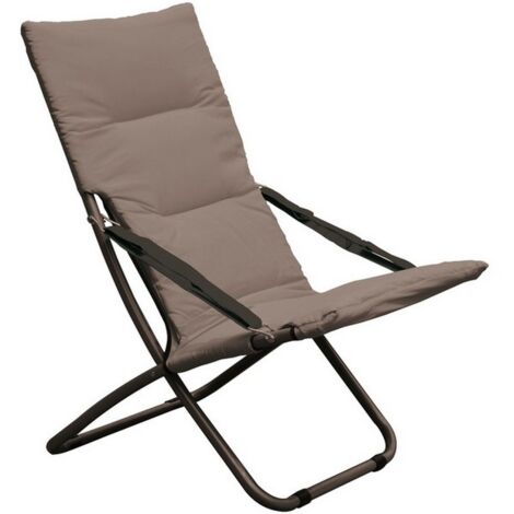 2PZ SEDIA PIEGHEVOLE CAPRI cm. 83x50x93 h col. Grigio scuro