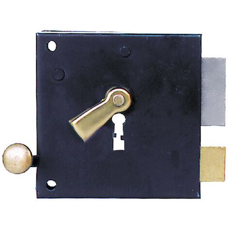 2PZ SERRATURA PORTONCINO DA APPLICARE ART. 175 E 40 - scatola mm   80 Dx