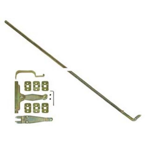 2PZ SPAGNOLETTE PER FINESTRA COMPLETE IN KIT TROPICALIZZATE - cm.160h. per finestra