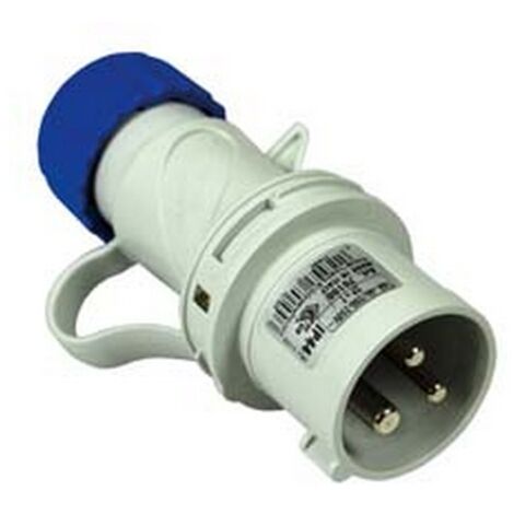 2PZ SPINA INDUSTRIALE VOLANTE ARGO BLU 2P+T CEE 309 IP44 - 16A colore blu 70100