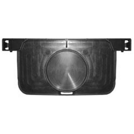 2PZ TAPPO IN ABS PER CANALETTA  - cm.20x15h. - ø cm.5-7,5