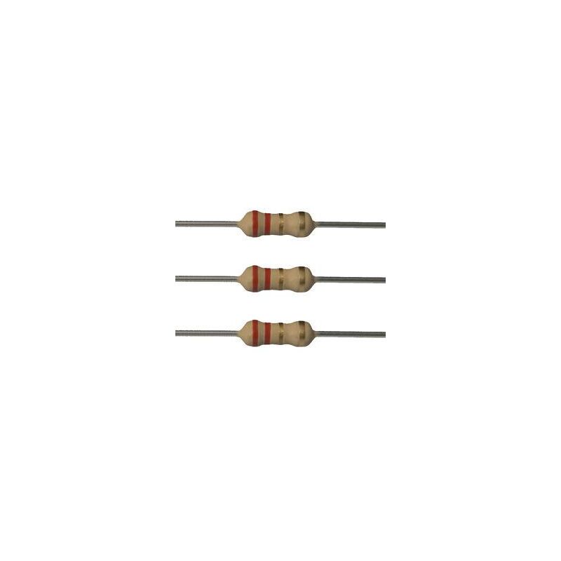 

Resistencia Carbon 2R2 1/2W 5% Medidas 2,3x6mm