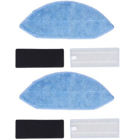 2Set Vacuum Cleaner Filter Kit Sweeper Mop Cloth Vacuum Cleaner Accessories for U2 DGN22