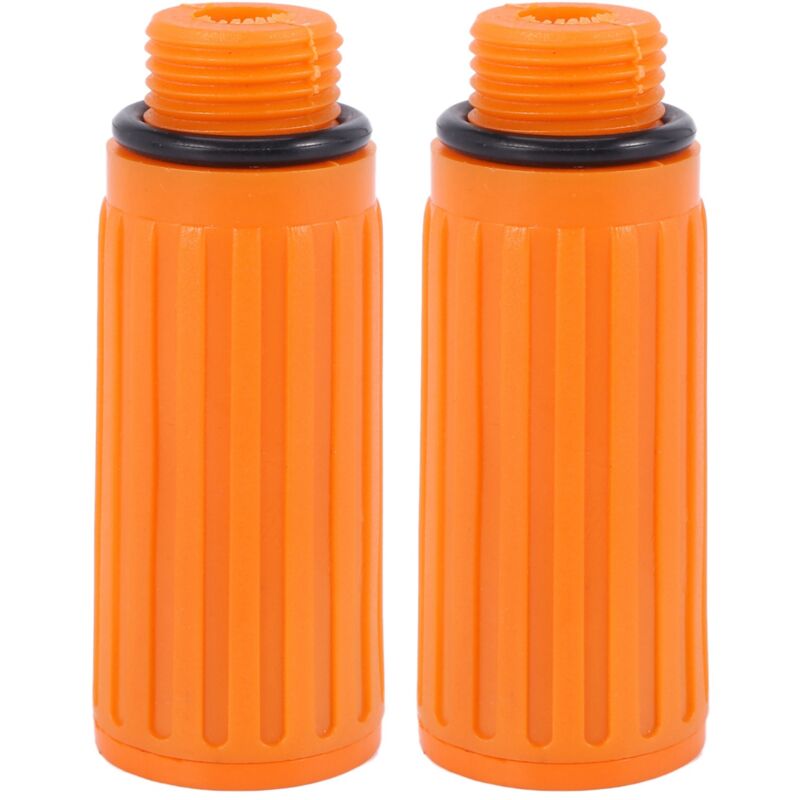 Image of Tlily - 2Stck 16mm Außengewinde ø Kunststoff ÖLschraube für Luftkompressor Orange