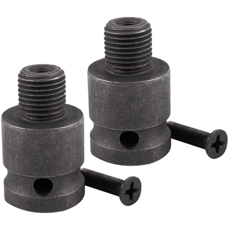 Image of 2Stücke 1/2 Bohr Futter Adapter für Schrauber Umbau 1 / 2-20Unf mit 2 Stück Schraube