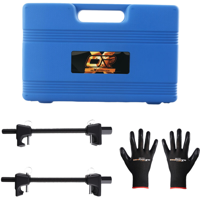 Image of 2tlg Federspanner kfz Tieferlegung Universal Federbein Spannen Werkzeug 300MMSet