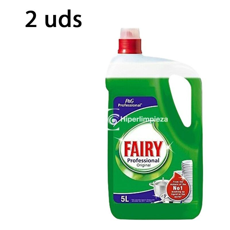 

Hiperlimpieza - 2uds Lavavajillas manual Fairy 5L