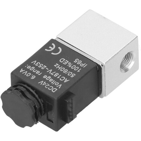 2V025-06 Électrovanne 2/2 Normalement Ouverte, Robuste et Fiable, 24V DC