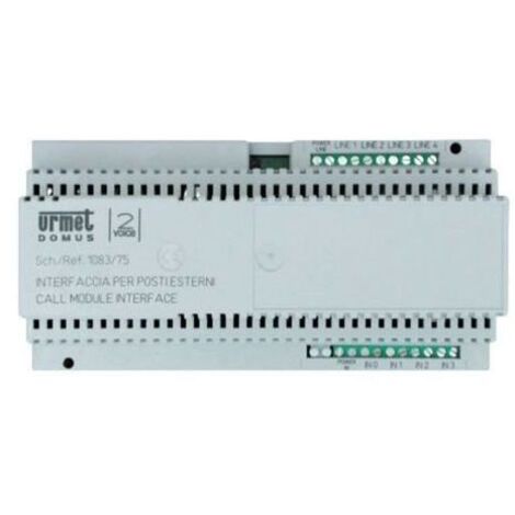 2VOICE interface 4p 4c URMET 1083/75