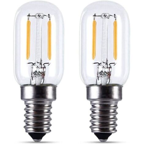 2W LED-Kühlschranklampe, T22, 200LM, entspricht einer 15W Glühbirne, warmweiß 2700K, 230V, Kühlschrank/Salzlampe/mit kleiner E14 LED, [Energieklasse A+]