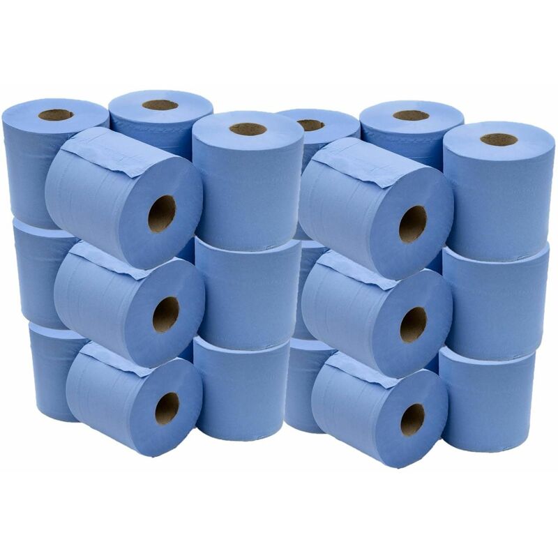 2work - 2Ply Hygne Roll Blu 10In Pk24