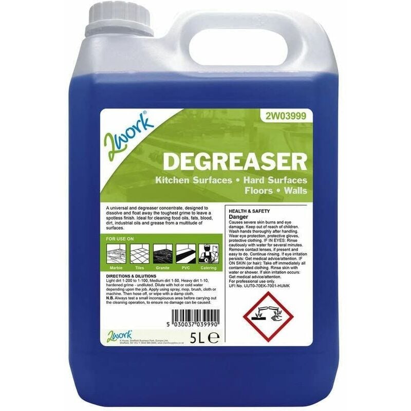 2work - Kitchen Cleaner Degreaser 5L