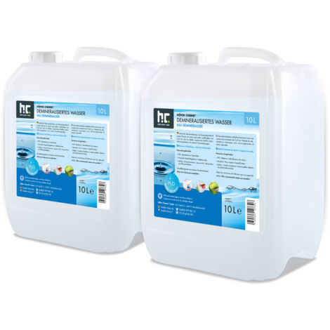 2x 10 L Demineralisiertes Wasser