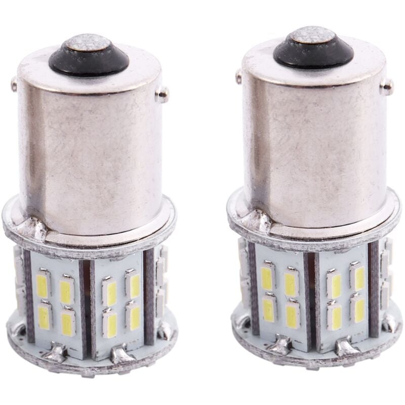 Image of 2x 1156 BA15S 382 P21W Weiß 50 SMD LED Auto Schwanz Blinker Reverse Glühbirnen