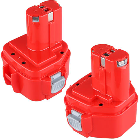 2x 12V 4.8Ah Ni-MH Batterie pour Makita PA12 1220 1222 1233 1200 1234 1235 1235B 1235F 1235A 192696-2 192698-8 192598-2 192681-5 192698-A 193138-9 193157-5