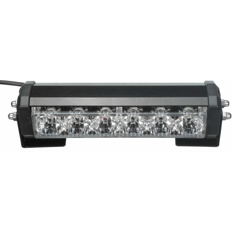 

2x 12V 6 LED luz estroboscópica coche camión advertencia intermitente barra de rejilla de emergencia lámpara (azul, azul)