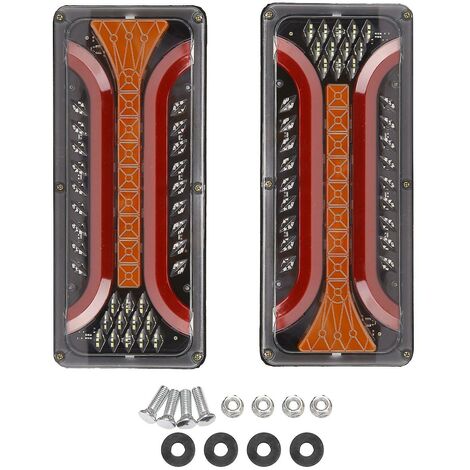 2x 24V LED Auto LKW Rücklichter Rücklicht Bremslicht Blinker Bremslicht Anhänger LKW