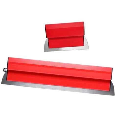 2x 25/60cm spatule de lissage pour cloisons sèches-truelle à plâtre mur en acier inoxydable peinture écrémage adapté aux