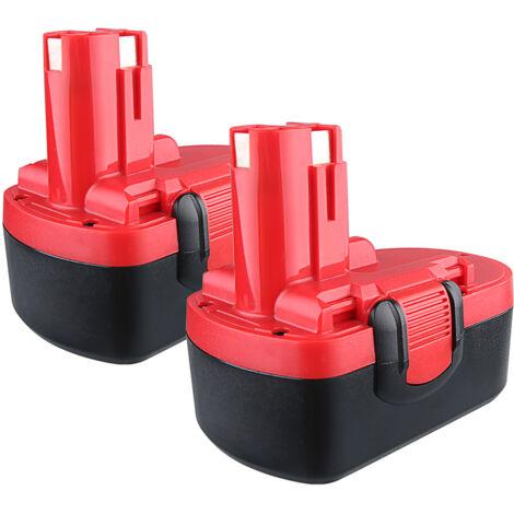 2x 4.8Ah BAT181 Batterie remplacement pour Bosch BAT189 , BAT180, BAT189,BAT026,BAT160,BAT025 pour outil électrique (4800 mAh, NiMH, 18 V) PSR 18 VE-2 GSR VE-2 GSB 18 VE-2