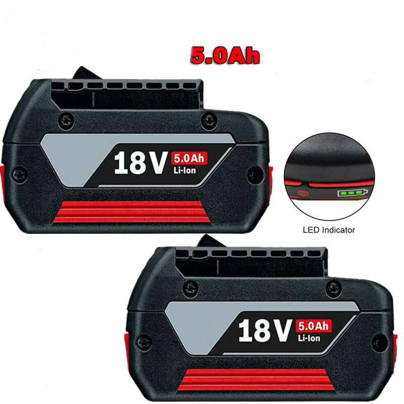 Pdstation - 2X 5.5Ah pour Bosch 18V Professional System Batterie gba gsr gsb BAT618 BAT609 BAT620