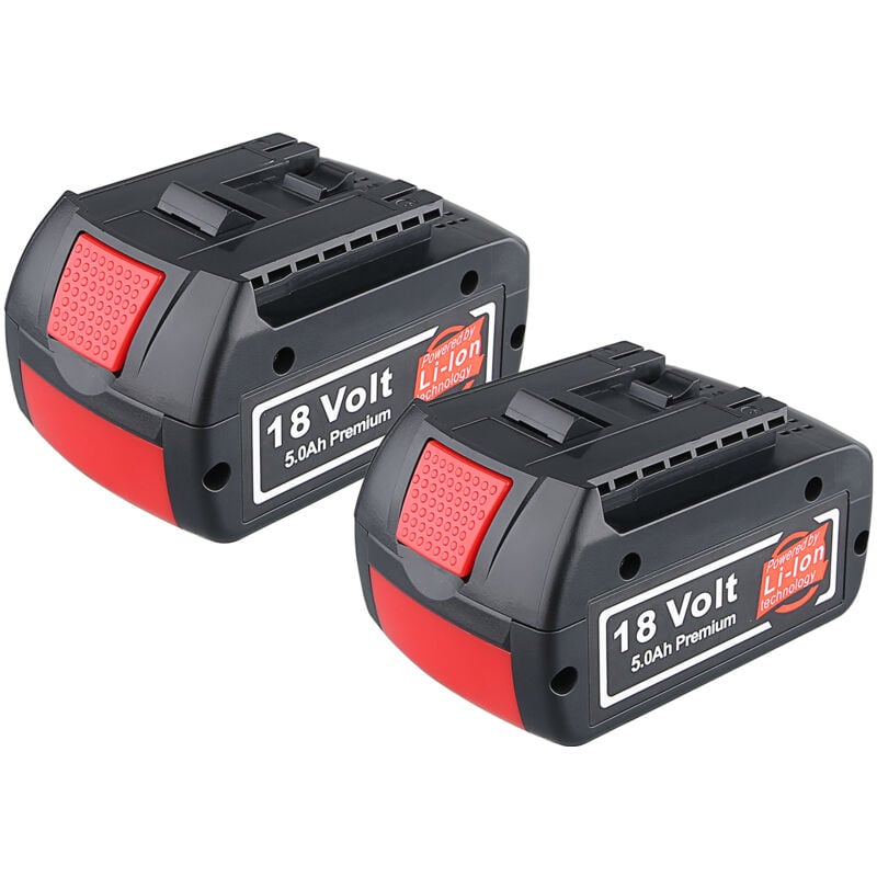 2X 5.0Ah pour Bosch 18V Professional System Batterie gba gsr gsb BAT618 BAT609 BAT620