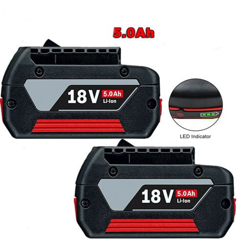 2X 5.5Ah pour Bosch 18V Professional System Batterie GBA GSR GSB BAT618 BAT609 BAT620