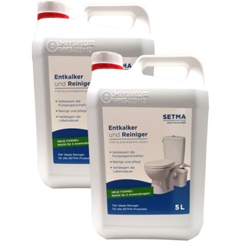 2x 5L SETMA Entkalker für Kleinhebeanlage