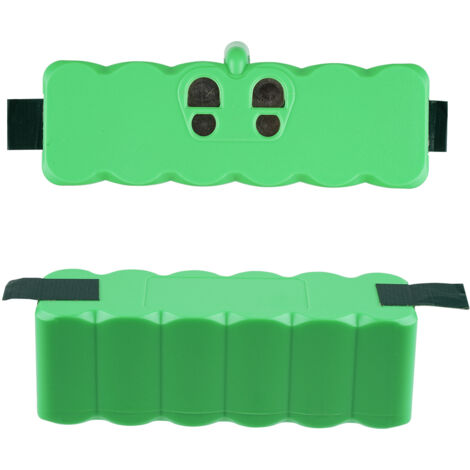 2X 6800mAh 14.4V Li-ion Batterie pour iRobot Roomba, Batterie de Remplacement Compatible avec iRobot Roomba 500 600 700 800 Séries, Accessoires Batterie de Rechange pour Robot Aspirateur