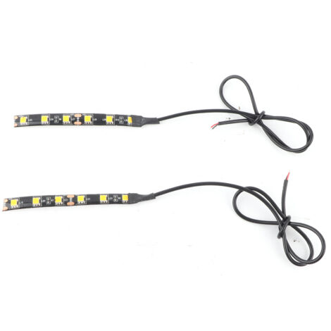 2x 6LED 5050 SMD moto LED bande clignotant indicateur clignotant lumière ambre