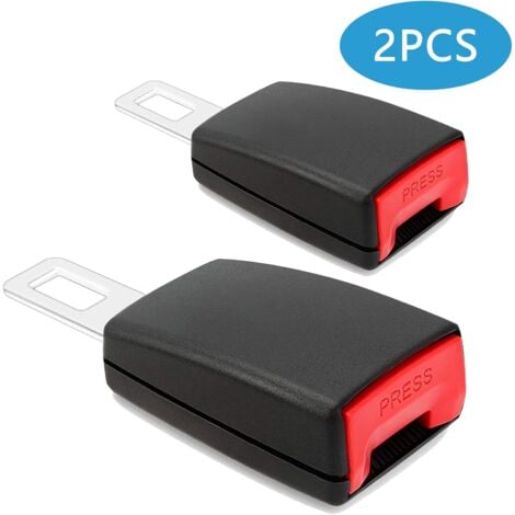2X Adjustable Car Seat Belt Extension Buckle Lock Clip