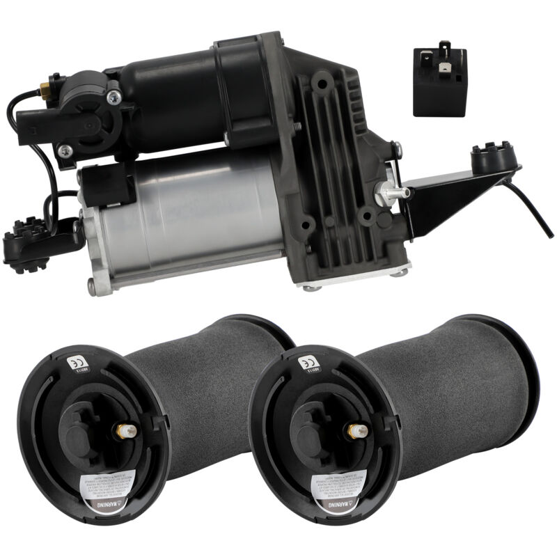 BFO - 2x Air Suspension Spring Bag & 1x Air Compressor Pump for bmw 5 Series E61 03-10