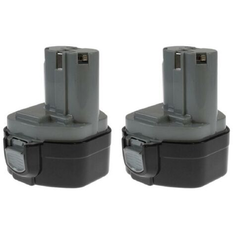 2x Akku für Makita Ni-MH 12V 3300mAh ersetzt 1220, 1222, 1233, 1234, 1235