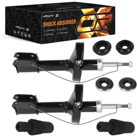 2x Ammortizzatori+Cuscinetto+Kit Protezione Anteriore for Renault Clio 2 Twingo