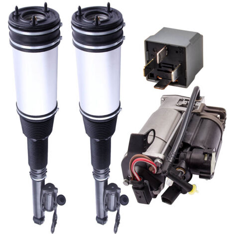 2x Ammortizzatori Sospensione Posteriore + Compressore for Mercedes Classe S