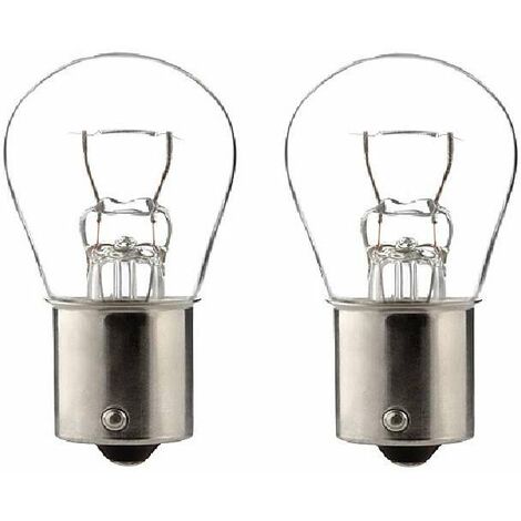 2x ampoule 12V 10W BAU15S simple filament ergots décalés voiture moto universel