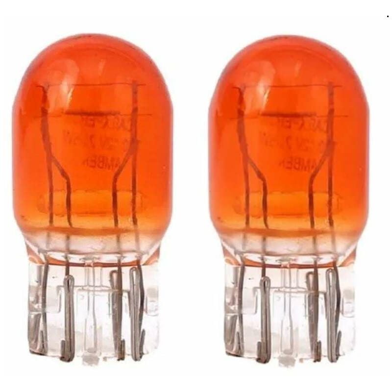 Cyclingcolors - 2x ampoule 12V 21/5W T20 W3X16q orange wedge voiture moto remorque tracteur