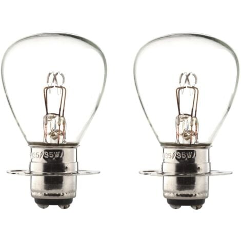 2x ampoule 12V 35/35W P15d P15d30 P30d RP35 Microtracteur Moto Scooter Mobylette