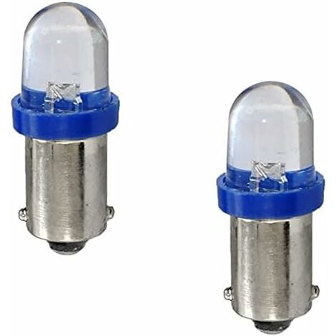 10 ampoules LED C5W 41mm 12V 8x LED 3mm bleu