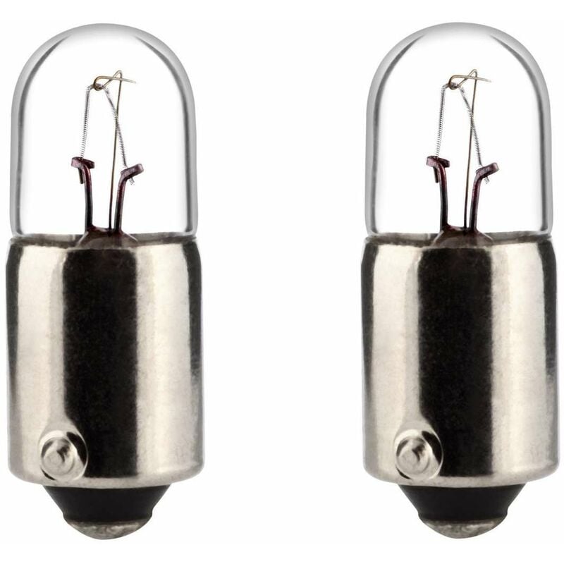 2x ampoule 12V 4W BA9S transparent voiture moto tracteur remorque