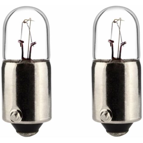 2x ampoule 12V 4W BA9S transparent voiture moto tracteur remorque éclairage universel lumière
