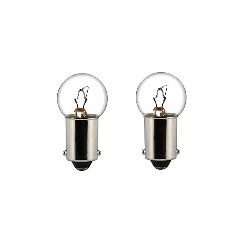 Cyclingcolors - 2x ampoule 12V 5W BA9S globe 15mm voiture moto scooter