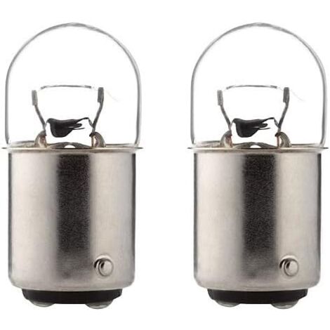 2x Ampoule BA15D 5W 6V voiture moto scooter réparation changement éclairage lumière