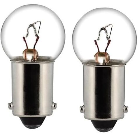 2x Ampoule BA9S 7W 24V camion fourgon voiture tracteur véhicule agricole réparation changement éclairage lumière